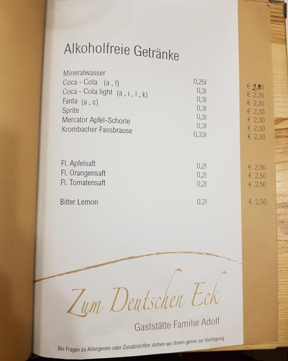 Gaststätte Adolf Deutsches Eck